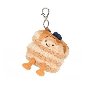 BNWT Authentic Jellycat - Fran Pancake Bag Charm